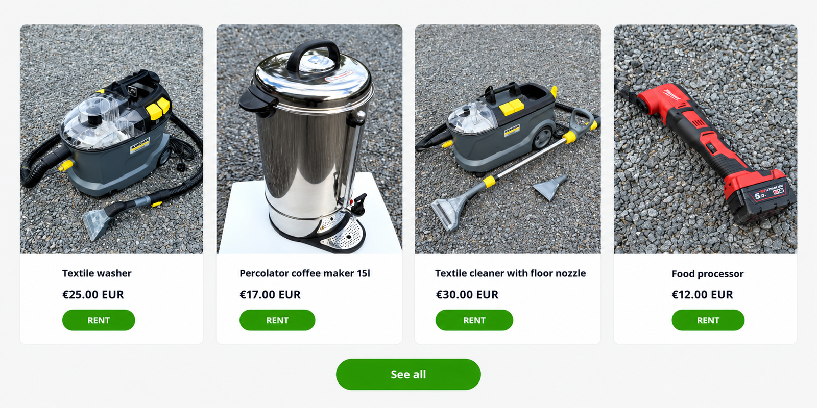 Fully Automated Rental System Built on Shopify for 247Vuokrapalvelu, screenshot 1