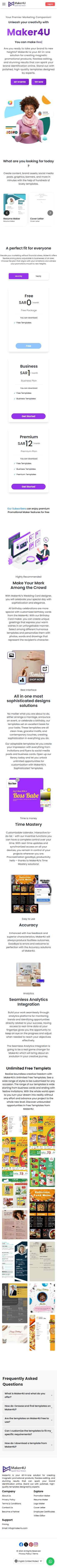 Mobile full page preview